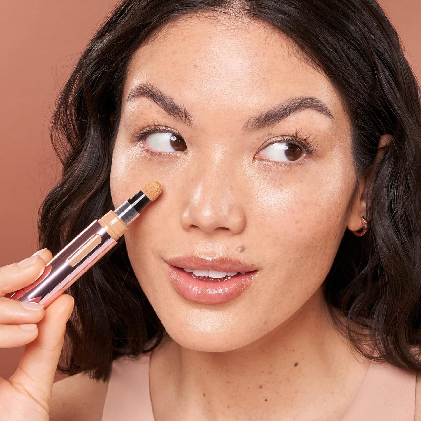 Mally Beauty - The Plush Pen Brightening Concealer Stick - Fair - Hydrating Turmeric, Vitamin E, and Hyaluronic Acid Infused Formula - Medium Buildable Coverage with a Natural, Smooth Finish