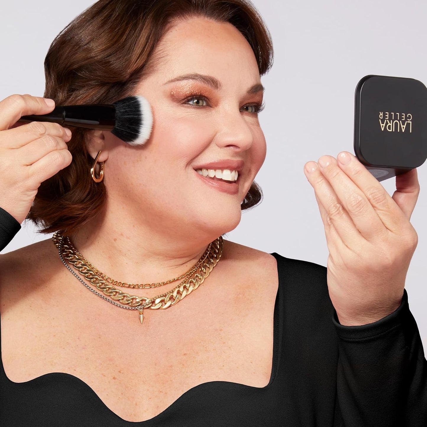 LAURA GELLER NEW YORK Matte Maker Pressed Setting Powder - Translucent - Setting Powder & Finishing Powder - Oil-Control - Filter-Like Matte Finish - All Skin Types