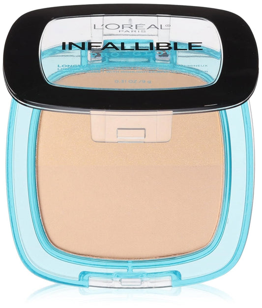 L'Oréal Paris Infallible Pro Glow Pressed Powder, Natural Beige, 0.31 oz.