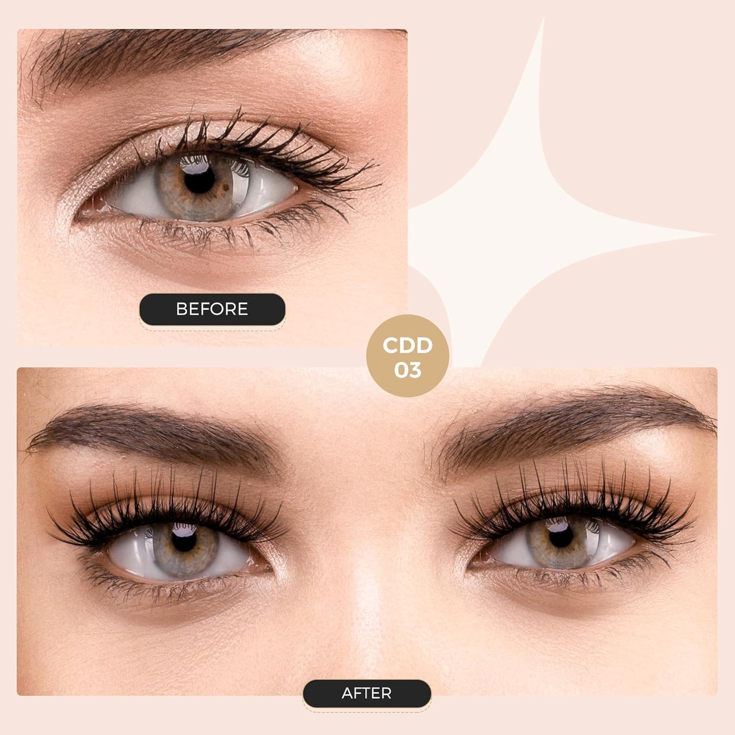 PopUp 168Pcs Cluster Lashes,8-16mm DIY Eyelash Extensions,Cluster Eyelashes for Self-application Individual Lashes at Home,3D Rapid Soft and Lightweight-Style CDD03