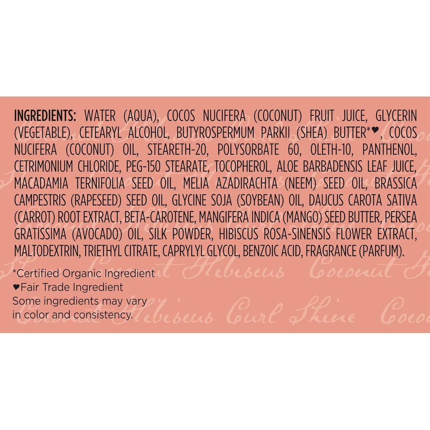 SheaMoisture Smoothie Curl Enhancing Cream Coconut and Hibiscus for Thick, Curly Hair Sulfate Free and Paraben Free 12 oz