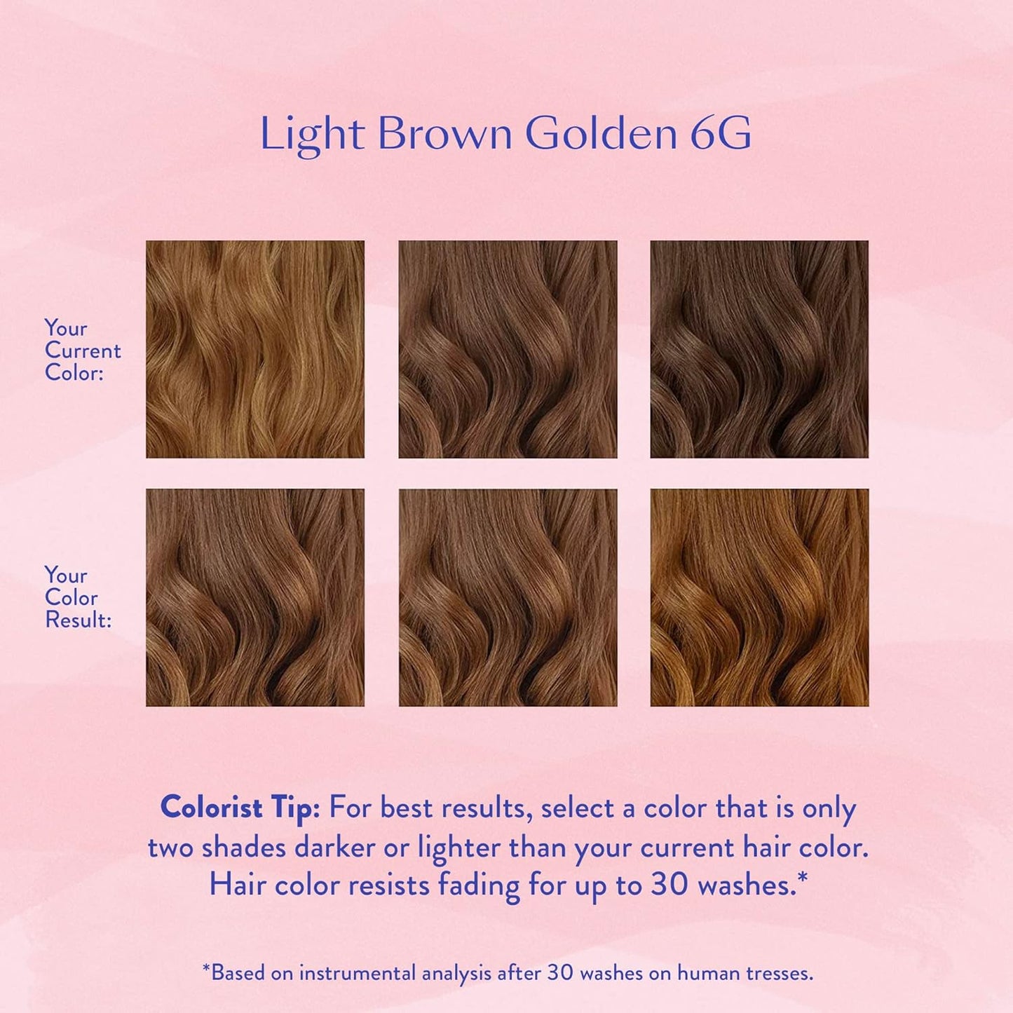 eSalon Permanent Hair Color & Dye Kit - Light Brown Golden - Professional-Grade Ammonia-Free Personal Colorist for Up To 100% Gray Coverage on All Hair Types