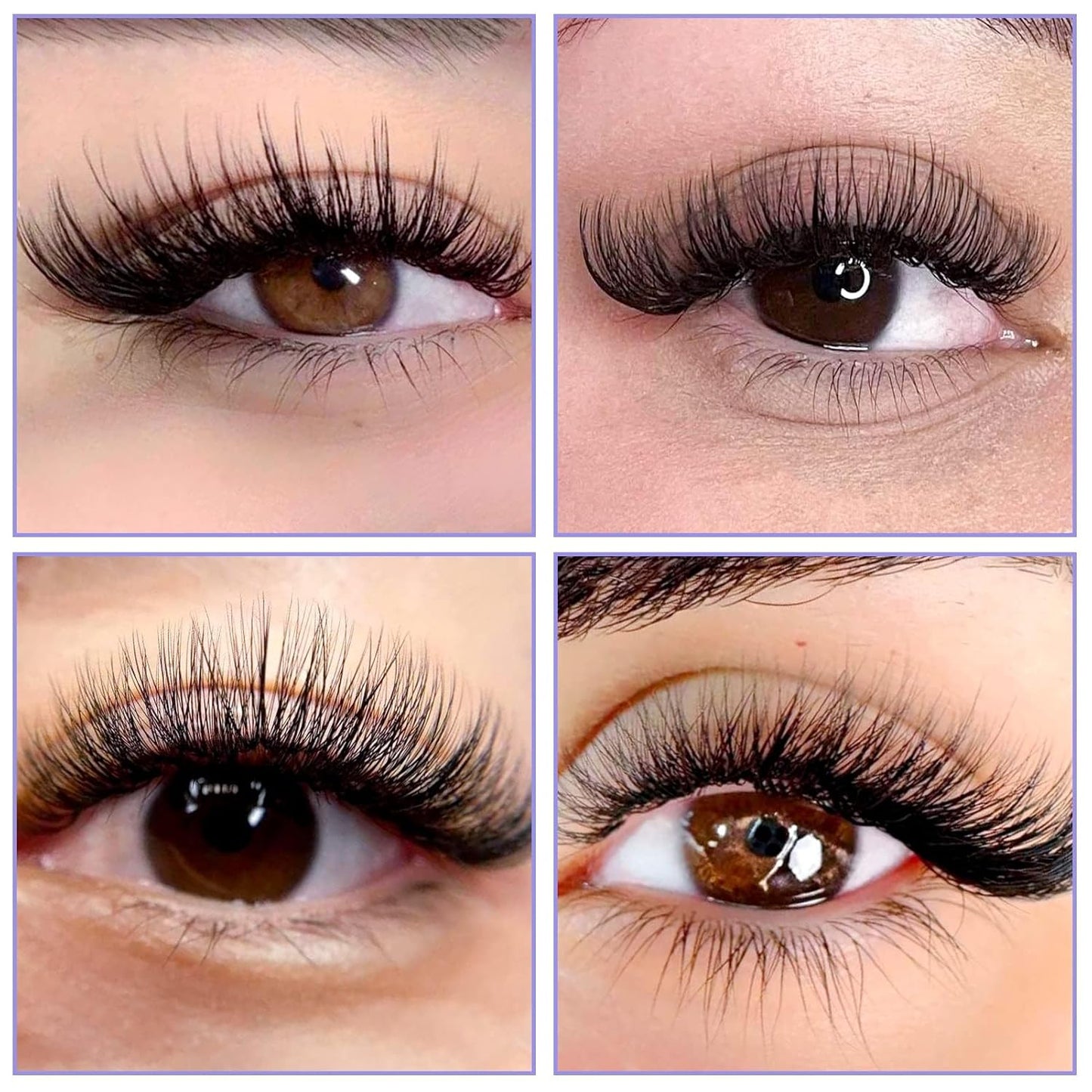 Easy Fan Volume for Lash Artists: Wendy, Handmade Fans for Eyelash Extensions, Self Fanning, Blooming, C-KH, Black, C-0.05-14-20